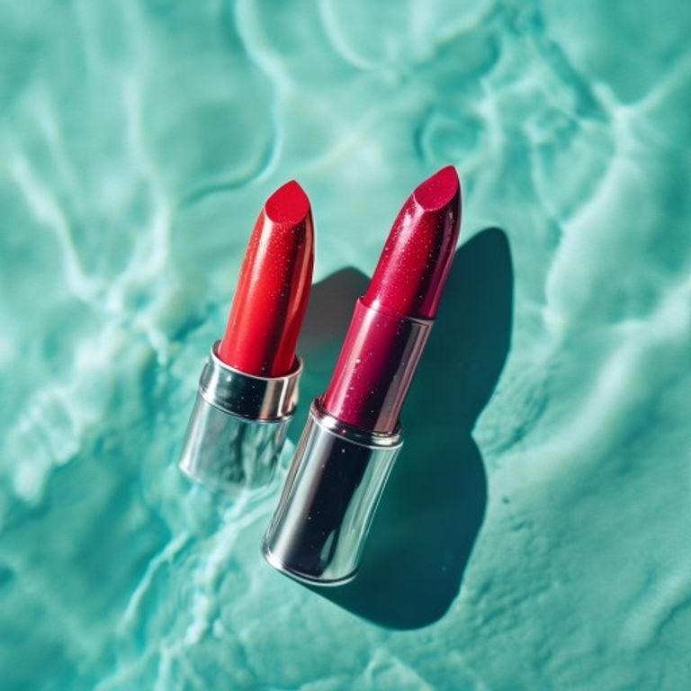 Summer Lipstick Shades To Beat The Heat, cinematic documentary photography, rich colours, sharp focus, no text, no watermarks