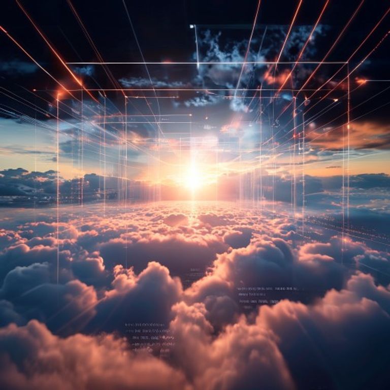 Beyond the Cloud The Next Evolution of Digital Infrastructure, lifestyle editorial photo, warm natural lighting, high resolution, no text, no watermarks